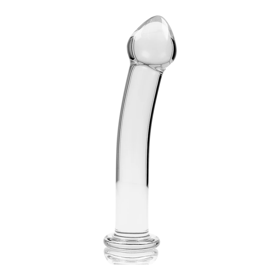 NEBULA SERIES BY IBIZA - MODÈLE 11 GODE EN VERRE BOROSILICATE 16 X 3 CM ROSE